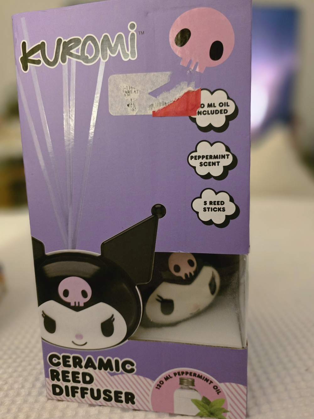 Kuromi Ceramic Reed Diffuser – Purple